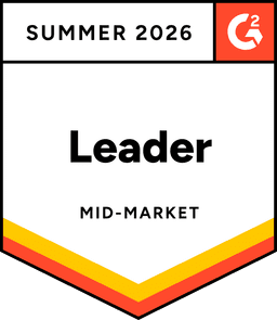 G2 Leader Mid-Market Summer 2026