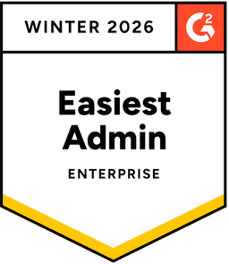 G2 Easiest Admin Enterprise Winter 2026