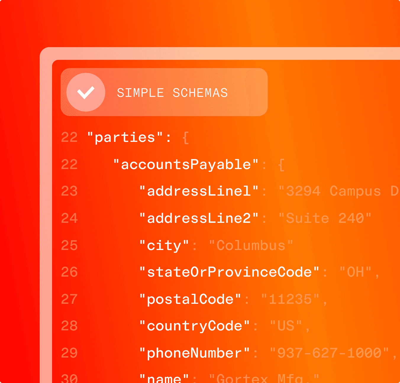 Human and AI Readable EDI API with JSON schema
