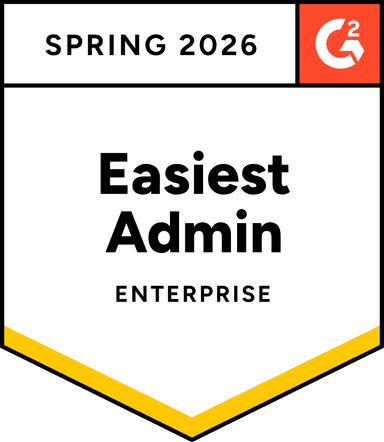 G2 Easiest Admin Enterprise Spring 2026